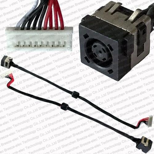100% Tested New Laptop DC POWER JACK wire socket CABLE connector for Dell Precision M4800 M4700 M6800 V9WWG 0V9WWG DC30100I500