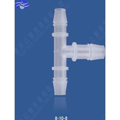 8-10-8 Reducing Tee plastic pipe connector,hose connector,pipe fittings
