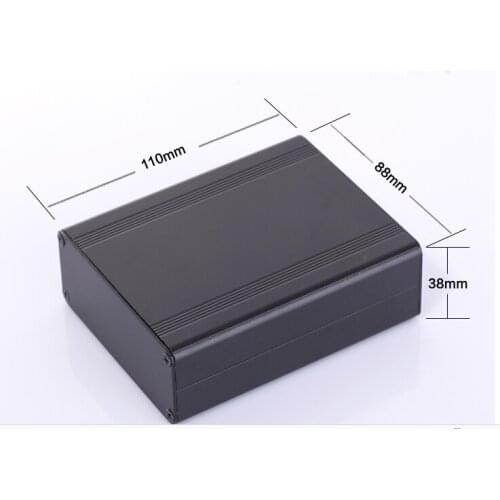 Aluminum Enclosure Electric Project Case PCB Shell Box 88X38X110mm DIY