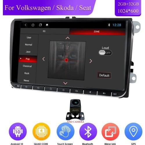 2 Din Android Car radio GPS Navigation For VW Passat B6 amarok volkswagen Skoda Octavia 2 superbJetta T5 golf 5 6 Multimedia Map