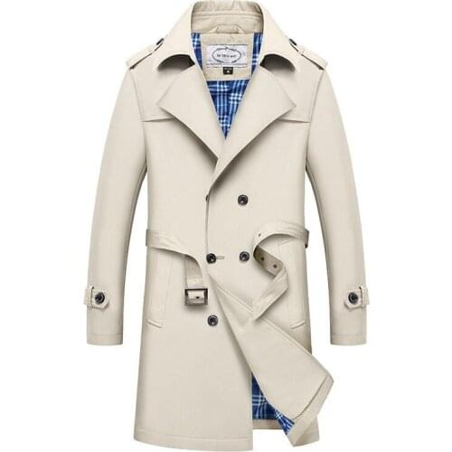 CINESSD Men's Classic Trench Coats