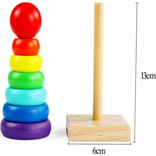 Baby Educational Toys Colorful Wooden Toys Montessori Early Learning Baby Birthday Christmas New Year Gift Toys For Children