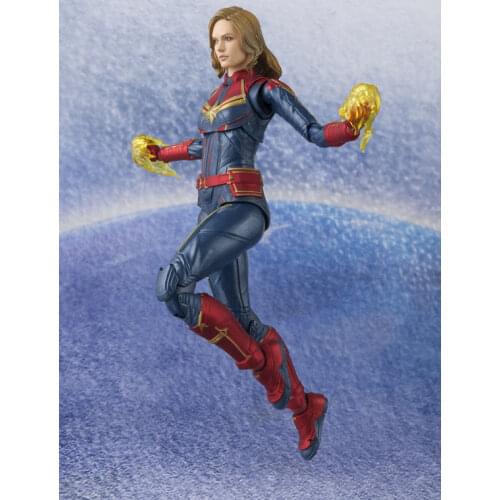 Marvel Avengers Captain Marvel BJD Action Figure Model Toys