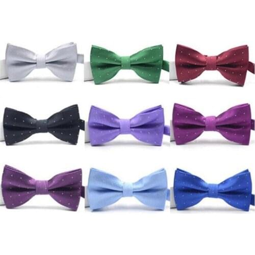 Dot Fashion Bowties Groom Men Colourful Plaid Necktie Male Marriage Butterfly Wedding Business Bow ties