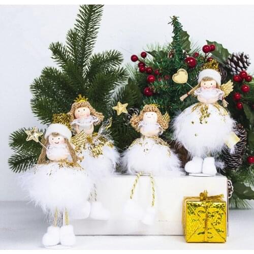 Christmas Angel Doll Toy Christmas Decorations For Home Christmas Tree Decorations Xmas Kids New Year Gifts Table Decoration