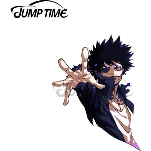 JumpTime 13 x 3.5cm For Dabi Car Stickers Personality Refrigerator Windshield Decal Cartoon Motorcycle Decoration