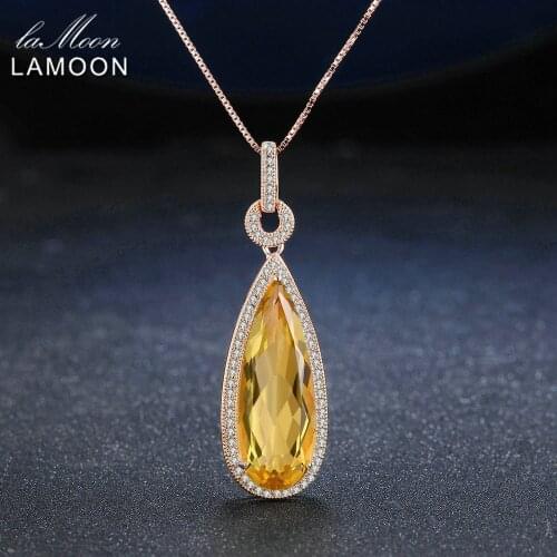 LAMOON Silver Necklaces