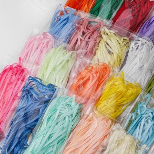 20Colors*10Meters 3mm Single Face Satin Ribbon Wedding Party Gift Christmas Decoration Ribbons