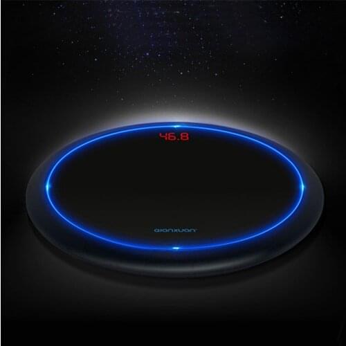 Hot Round Floor Scales Floor Smart Bathroom Weight Mi Scale Digital Body Scale Household Balance LCD Backlight Display 180kg