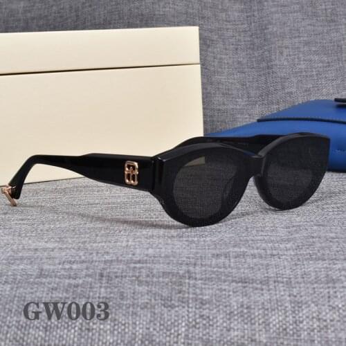 2020 New fashion Small Frame Cat Eyes women men Sunglasses Acetate Polarized UV400 GENTLE GW003 Oval Sunglasses for women men