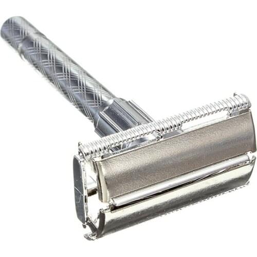 New New Blade Silver Men Safety Manual Beard Shaver Double Edge Blade Hair Razor SCI88