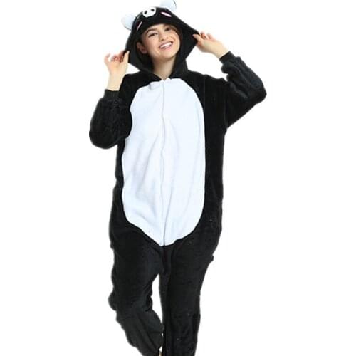 Kigurumi Pig Costume Kids Pajama Adult Animal Onesie Women Men Hooded Kegurumi Sleepwear Flannel Pijamas