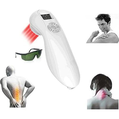Rechargeable 650nm and 808nm Handy Portable Body Pain Relieve Laser Phototherapy Apparatus Device Knee Joint Arthritis Foot Pain