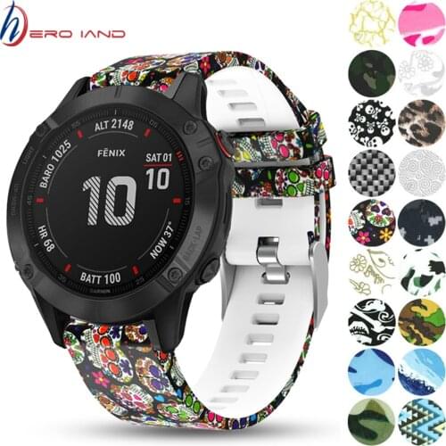 Watch band Silicone Wrist Strap For Garmin Fenix 5 Plus Replace Wrist Band Quick Release For Garmin forerunner 935 945 quatix 5