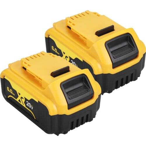 DCB200 20V 6000mAh Replacement Battery Compatible with For Dewalt 20V 18 v and 20Vot Max XR Tools For Dewalt