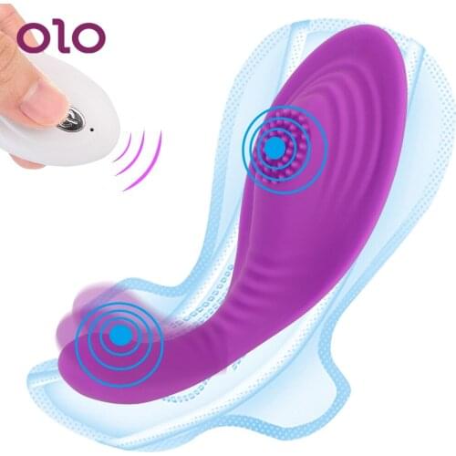 OLO Clitoris Stimulator Invisible Vibratings 10 Speed Wearable Panty Vibrator Sex Toys for Women Wireless Remote Control