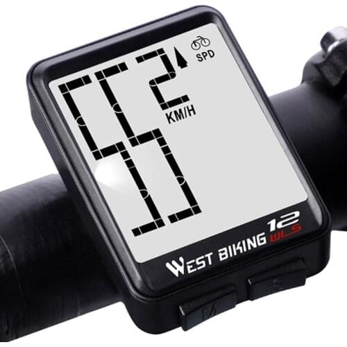 Waterproof Bicycle Wireless Computer Bike Speedometer LCD Stopwatch Digital Rate Cycling Tracker Road Bike MTB Odometer