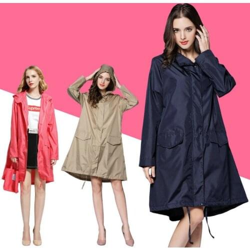 High Quality Multi Purpose Raincoat Women Men Ladies Rain Coat Poncho Breathable Long Portable Water-Repellent Rainwear Jacket