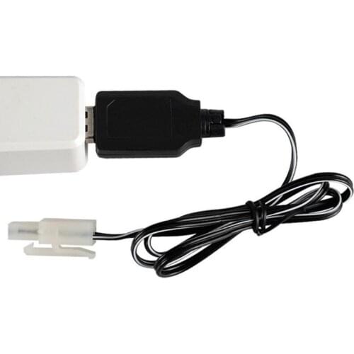 H7JA Charging Cable Battery USB Charger Ni-Cd Ni-MH Batteries Pack KET-2P Plug Adapter 8.4V 250mA Output Toys Car