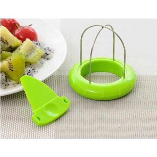 1PC Mini Fruit Kiwi Cutter Peeler Slicer Kitchen Gadgets Tools Kiwi peeling tools For Pitaya Green KX 025