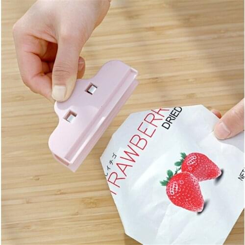 1PCS Multifunctional Plastic PortableSeal Clips Home Snack Sealed Clip Moistureproof Fresh Keeping Sealer Food Storage Bag Clip