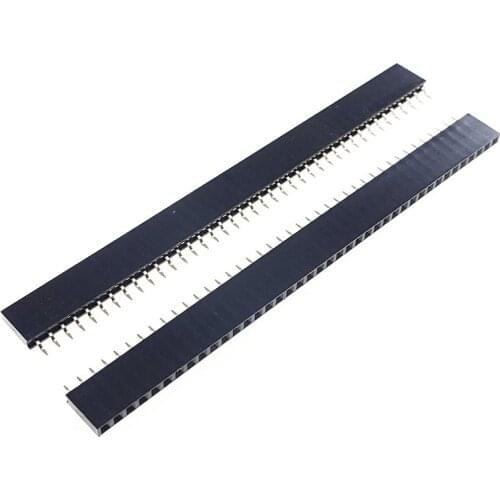 10 Pcs 0.100" 2.54mm 1x40 Pin 40 Position Female PCB Header Single Row Right Angle SMT/SMD Surface Mount PCB Re-flow Solder