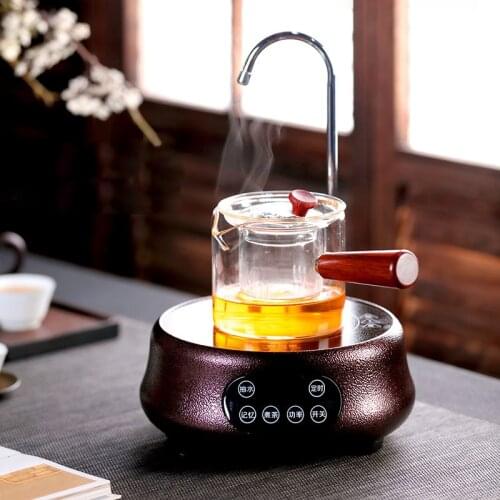 1300W Electric Heater Stove Tea Maker Electric Hot Plate Smart Tea Stove Boiled Water Multifunctional Heating Furnace 220V