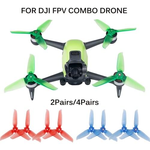 2Pairs/4Pairs DJI FPV Combo Drone Propellers Quick Release Quadcopter Replacement Blades Colorful Paddle for DJI FPV Accessories