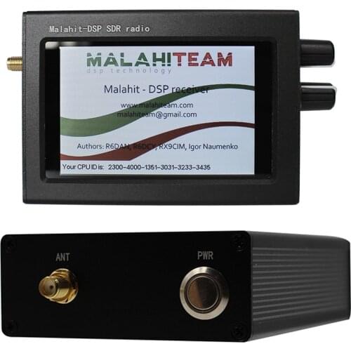 Official V1.10b 50Khz-2GHz Register Code Malachite SDR Radio Malahit DSP SDR Receiver Support Online DFU Update