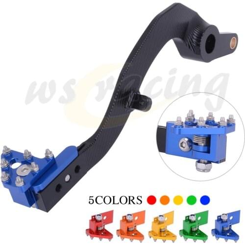 Motorcycle CNC Aluminum Foot Rear Brake Pedal Lever For Yamaha YZ250F 2010-2021 YZ250FX 2015-2021 WR250F 2015-2021 YZ 250F 250FX