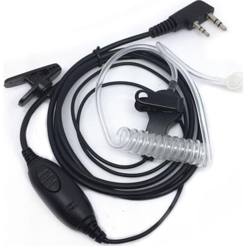 5PCS New VacuumTube Headset for Kenwood TK3107 TK3207 TK3307 Baofeng UV82 UV5R BF888S Two Way Radios