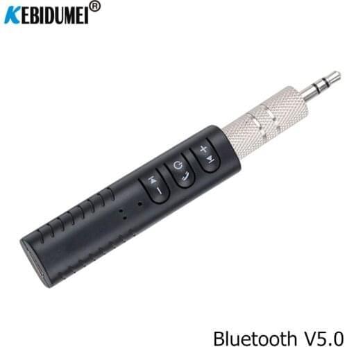 Bluetooth 5.0 Audio Receiver WIreless 3.5mm Jack Handsfree Car Kit MP3 Music Adapter for Car Radio Mp3 Player Speaker Earphone