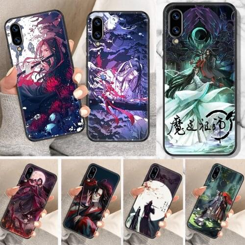 Mo dao zu shi Anime Phone Case For Huawei Honor 6A 7A 7C 8A 8X 8 9 9X 10 10i 20 Lite Pro black luxury shell pretty prime art