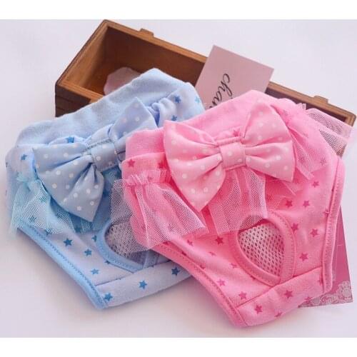 Puppy Physiological Pants Female Dog Shorts Pet Underwear for Small Meidium Girl Dogs