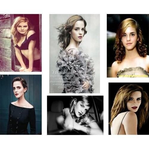 Full Round Diamond Painting 5D DIY Movie Star Emma Charlotte Duerre Watson 3D Embroidery diamond Cross Stitch Mosaic Home Decor