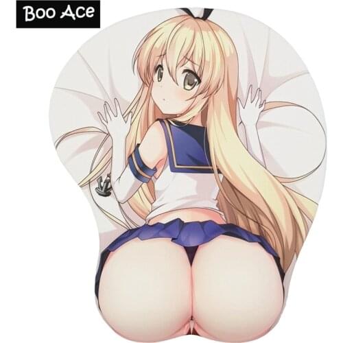 Kancolle Shimakaze Anime 3D Oppai Mouse Pad Wrist rest