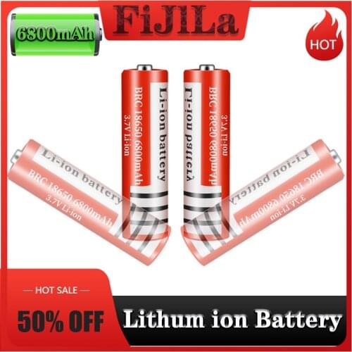 3.7V 6800mAh 18650 Li-ion rechargeable battery is used in shavers, outdoor headlights, portable fans, remote controls, etc