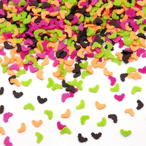 10g/Lot Mini Colorful Bat Slices Additives For Slime Filler Lizun Nail Art Diy Charm Slime Supplies Accessories Decoration Toy