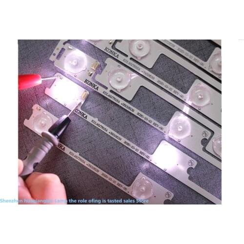 100% New LED Strip Bar Backlight for KONKA KDL48JT618A KDL48SS618U 35018539 35018540 6 LED light (6 V) 442mm