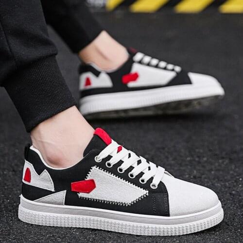 2019 New Casual Canvas Shoes Fashion Cool Street Breathable Mens Comfortable Shoes Male Brand Classic Lightweight Shoes K8-56