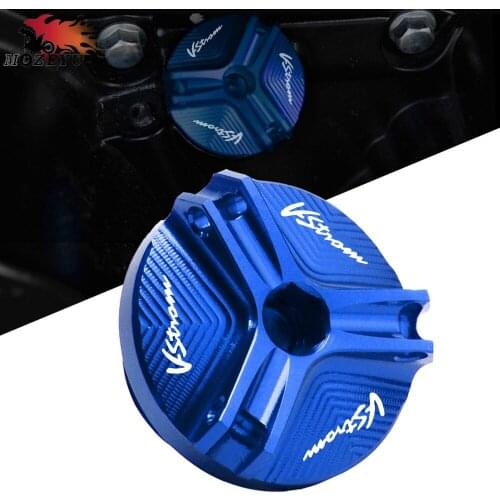 New For Suzuki V-Strom 650 1000 DL650 DL1000 2002-2020 2019 Motorcycle CNC Aluminum Engine Oil Filler Cover Plug Cap Screw Cover