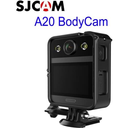 SJCAM A20 Portable Body Camera 10m LED Night View Gyro LCD Touch Screen Police Wearable Anti-terrorism Law Enforcement Camcorder