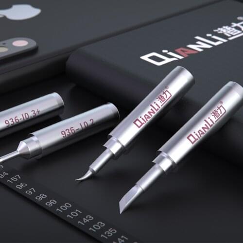 Qianli Tools BUMBLEBEE 936 Universal Soldering Iron Tips 900M-I/J/K Durable Lead Free Welding Tips for BGA Soldering Rework