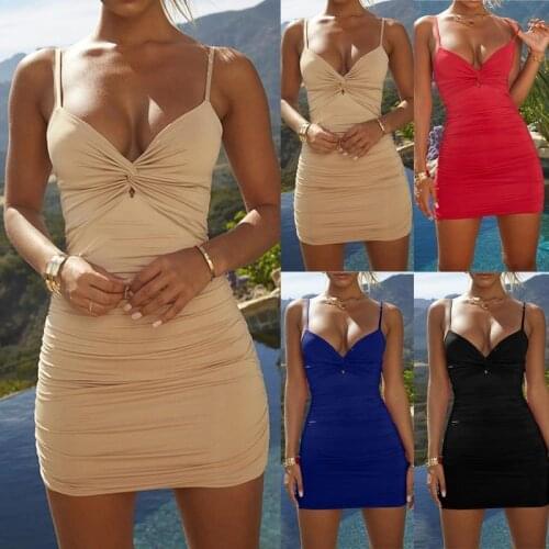 QueXiangPing Solid Summer Dresses