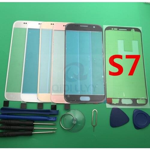 AAA+ quality Replacement External Glass for Samsung Galaxy S7 G930 G930F LCD Display Touch Screen Front Glass External Lens