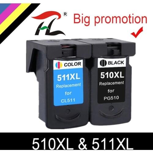 YLC PG510 CL511 Ink Cartridge Replacement for Canon PG 510 pg-510XL CL 511XL for MP240 MP250 MP260 MP280 MP480 MP490 IP2700MP499
