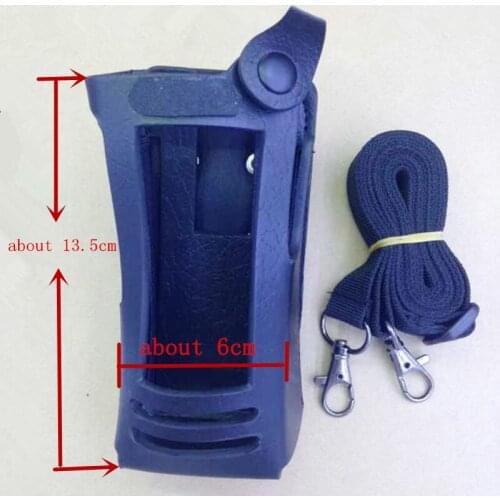 Hard Leather Holster Case for motorola XIR P8268 XIR P8260 etc Digital walkie talkie