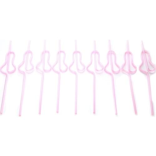 10Pcs/set Funny Wedding Penis Straws Bridal Shower Bachelorette Party Hen Nights Birthday Party Decoration Gift
