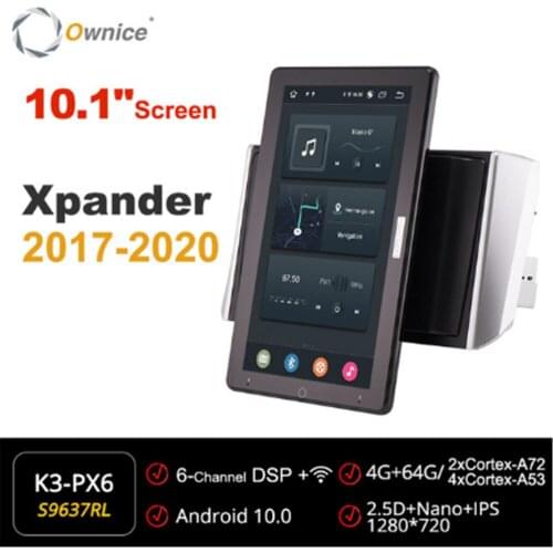 1280*720 Ownice Android 10.0 Car Radio forMitsubishi Xpander 2017 - 2020 Multimedia Video Audio Auto 10.1 Inch Rotatable