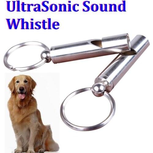 2000pcs/lot * High Quality Dog Training Whistle Ultrasonic Adjustable Sound Key Chain
